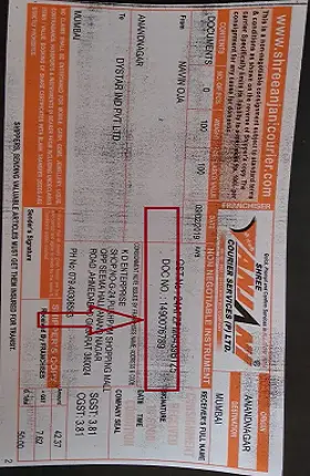 Anjani Courier Tracking